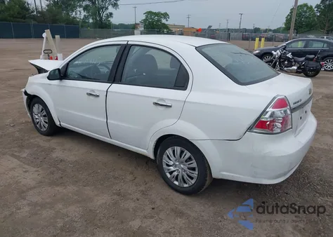 2009 Chevrolet Aveo Lt z USA, uszkodzony, nr VIN KL1TG56E59B399005